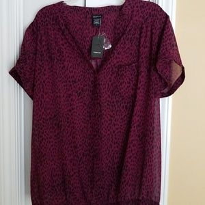 Animal Print blouse